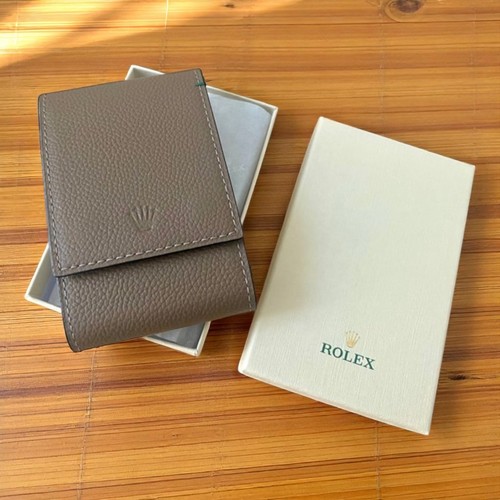 Authentic rolex taupe leather - authentic,